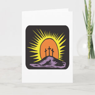 Easter Cross Holiday Card