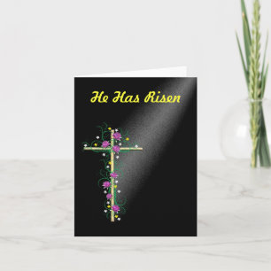 Easter Cross Jesus Resurrection Card