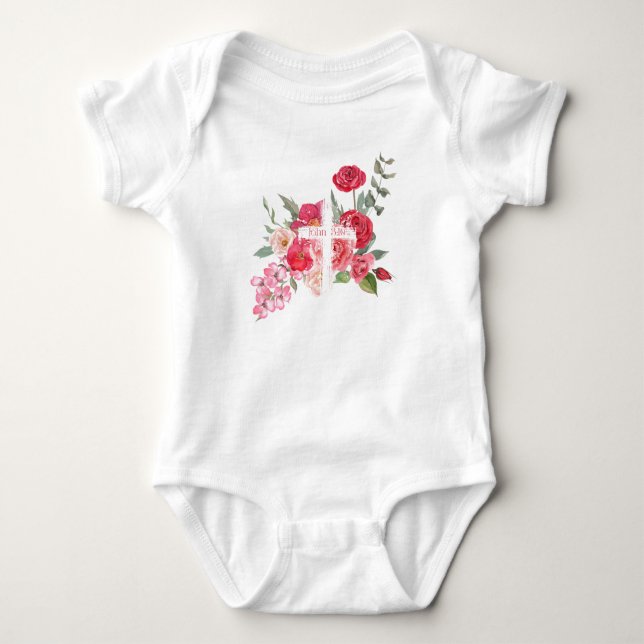 Easter/Cross/John3:16/Jesus Baby Bodysuit (Front)
