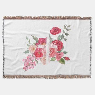 Easter/Cross/John3:16/Jesus Throw Blanket
