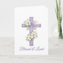 Easter Cross Watercolor Floral Mother's Day