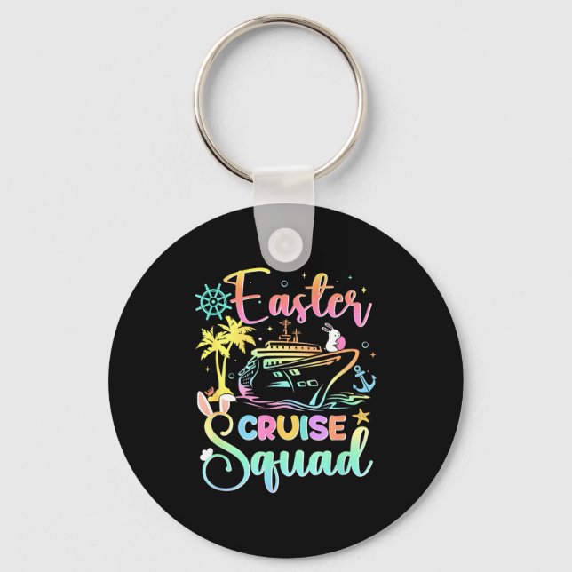 Easter Cruise 2026 Squad Cruising Holiday Family G Key Ring (Front)