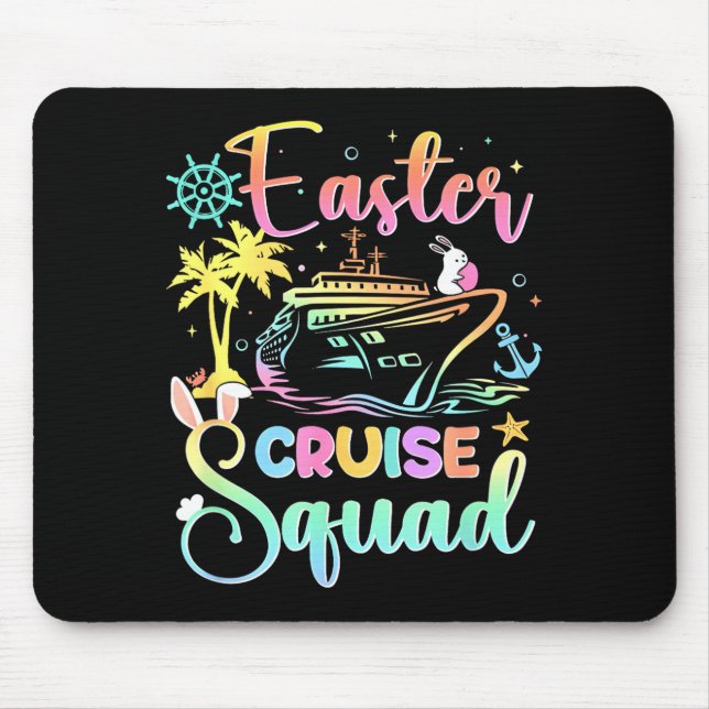 Easter Cruise 2026 Squad Cruising Holiday Family G Mouse Mat (Front)
