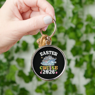 Easter Cruise 2026 Vacation Bunny Ship Spring Key Ring