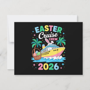 Easter Cruise Crew 2026 Matching Family Vacation Invitation