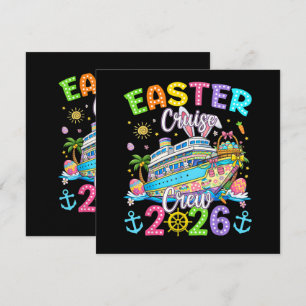 Easter Cruise Crew 2026 Matching Family Vacation Invitation