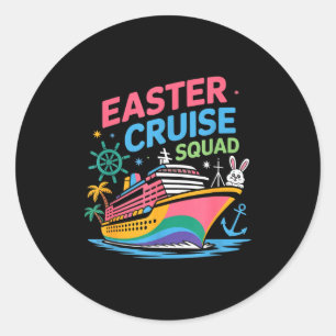 Easter Cruise Crew 2026 Matching Group Family Vaca Classic Round Sticker