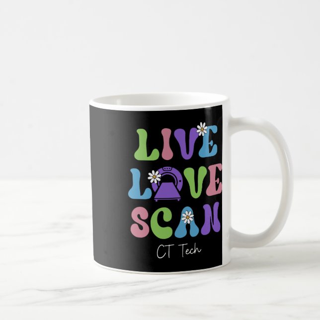 Easter Ct Tech Ct Tech S Radiology Ct Tech Shirt  Coffee Mug (Right)
