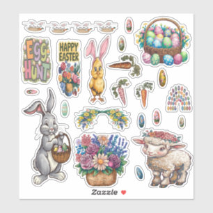 Easter Custom-Cut Vinyl Sticker