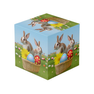 Easter Cute Bunny for a positive mood Cube