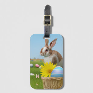 Easter Cute Bunny for a positive mood Luggage Tag