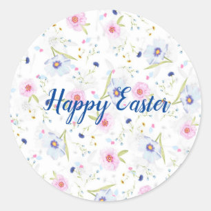 Easter cute floral pattern Sticker