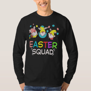 Easter Cute Three Gnomes Easter Eggs Bunny Easter T-Shirt