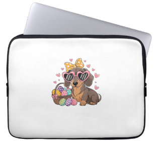Easter Dachshunds Cute Dachshund T-Shirt Laptop Sleeve