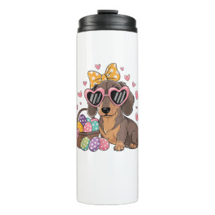 Easter Dachshunds Cute Dachshund T-Shirt Thermal Tumbler