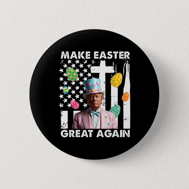 Easter Day 1  6 Cm Round Badge (Front)