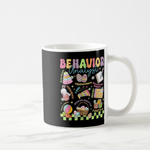 Easter Day Behaviour Analyst Bunny Aba Behaviour T Coffee Mug