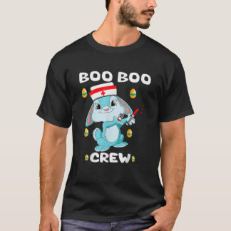 Easter Day Boo Boo Crew Nurse Bunny Eggs Funny For T-Shirt