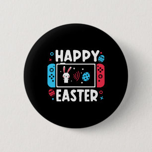 Easter Day Boys Gamer Shirt Video Game Controller  6 Cm Round Badge