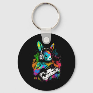 Easter Day Boys Gamer Shirt Video Game Controller Key Ring