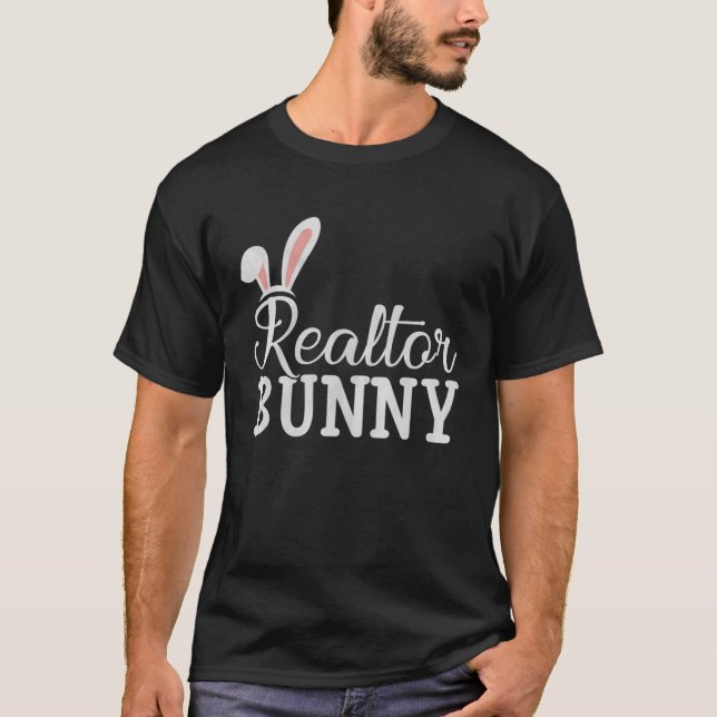 Easter Day Bunny Easter Costume  Matching Realtor  T-Shirt (Front)