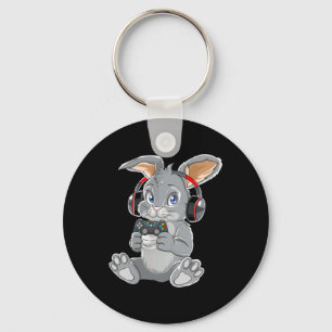 Easter Day Bunny Egg Funny Boys Girls Kids Gamer 7 Key Ring