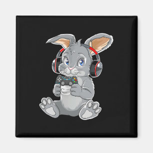 Easter Day Bunny Egg Funny Boys Girls Kids Gamer 7 Magnet