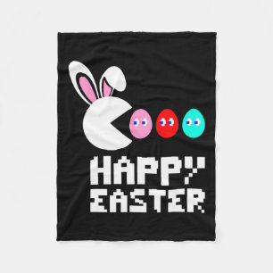 Easter Day Bunny Egg Video Game Boys Girls Kids Ga Fleece Blanket