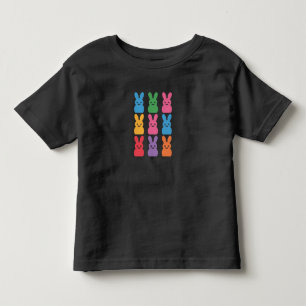 Easter Day Bunny Eggs Plaid Leopard Toddler T-Shirt