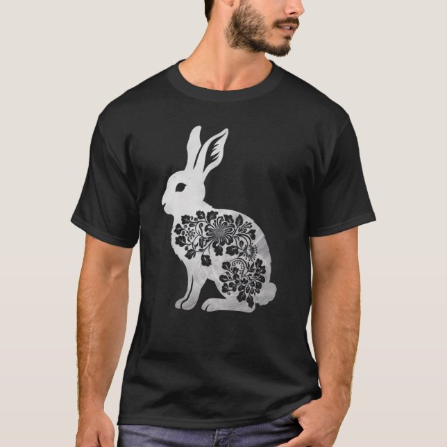 Easter Day Bunny Rabbit T-Shirt (Front)