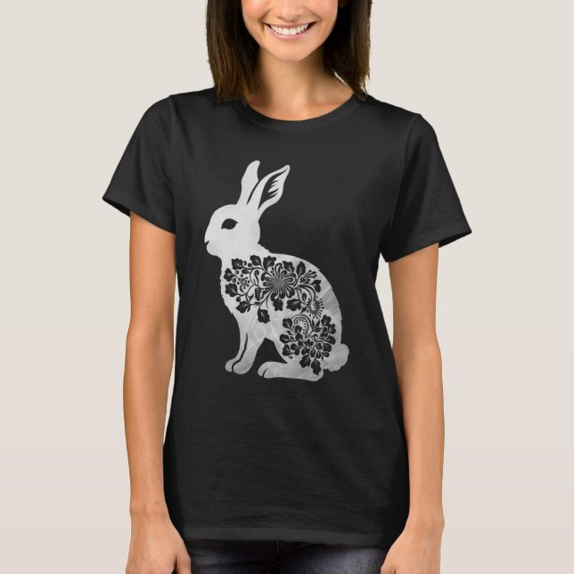 Easter Day Bunny Rabbit T-Shirt (Front)