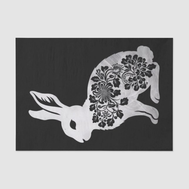 Easter Day Bunny Rabbit Tissue Paper (Front)
