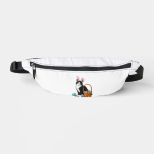 Easter Day Cat Bunny Ears Eggs Graphic Men Women K Bum Bags
