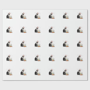 Easter Day Cat Bunny Ears Eggs Shirt Men Women Eas Wrapping Paper