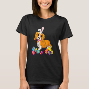 Easter Day Cav Alier King Char Les Spa Niel Bunny  T-Shirt
