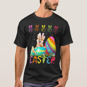 Easter Day Corgi Dog Matching Family Cute Easter C T-Shirt