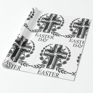 Easter Day Cross Wrapping Paper