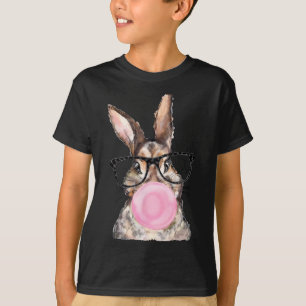 Easter Day Cute Bunny Face With Gles Women Kids Ea T-Shirt