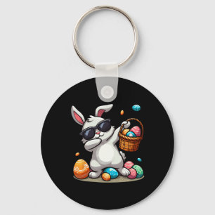 Easter Day Dabbing Bunny Eggs Bysket For Boys Todd Key Ring