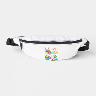 Easter Day Dinosaur Funny Happy Eastrawr T Rex Eas Bum Bags