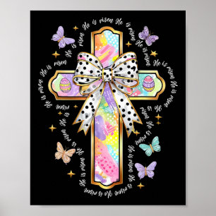 Easter Day Gift Ideas Apparel Co. Hbp He Is Risen Poster