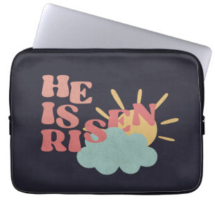 Easter Day - He is Risen Laptop Sleeve