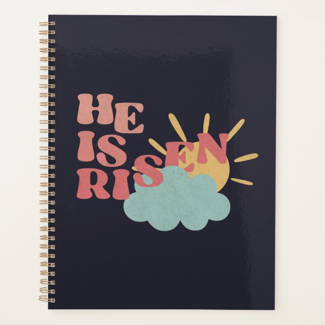 Easter Day - He is Risen Planner (Front)