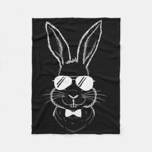 Easter Day Kids Women Men Rabbit Sungles Bunny Egg Fleece Blanket