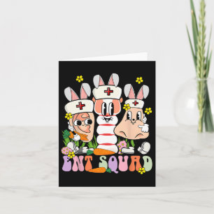 Easter Day Otolaryngology Ent Doctor Nurse Ear Nos Card