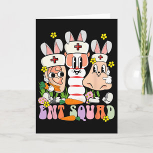 Easter Day Otolaryngology Ent Doctor Nurse Ear Nos Card