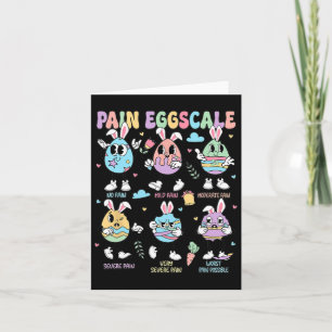 Easter Day Pain Scale Retro Nurse Triage And Pain Card