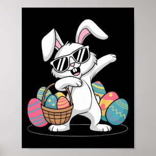 Easter Day Rabbit Bunny Egg Hunting Boys Kids Todd Poster