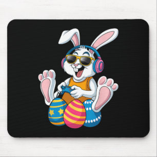 Easter Day Rabbit Gamer Funny Video Games Boys Kid Mouse Mat