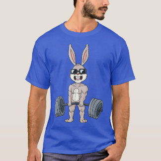 Easter Day Rabbit Weightlifting Funny Deadlift Fit T-Shirt